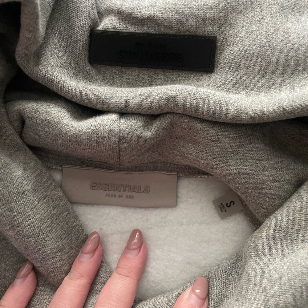 Fear of God Essentials Gray Hoodie - Picture 2 of 3